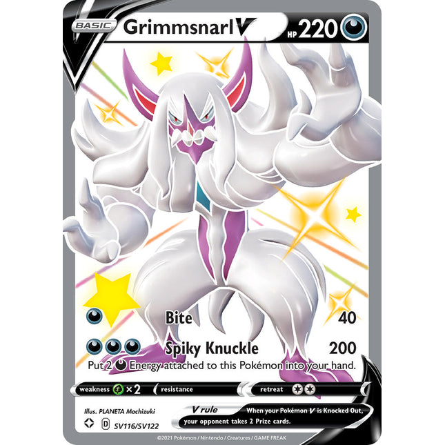 Grimmsnarl V (SV116/SV122) [Sword & Shield: Shining Fates]