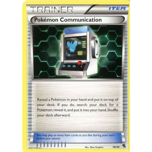 Pokemon Communication (18/30) [Black & White: Trainer Kit - Zoroark]