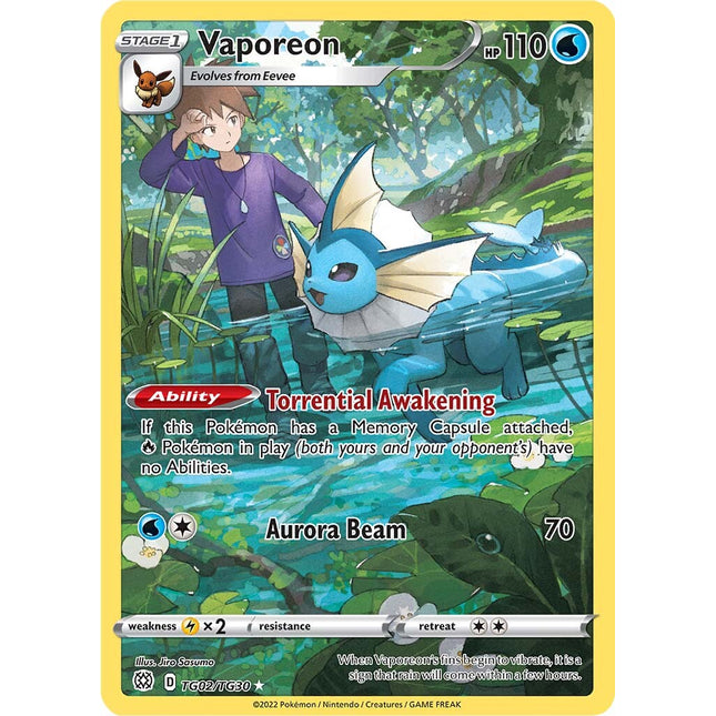 Vaporeon (TG02/TG30) [Sword & Shield: Brilliant Stars]