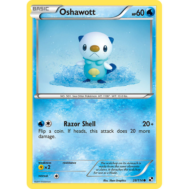 Oshawott [Black & White]