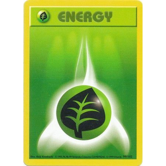 Grass Energy (99/102) [Base Set (Shadowless)]