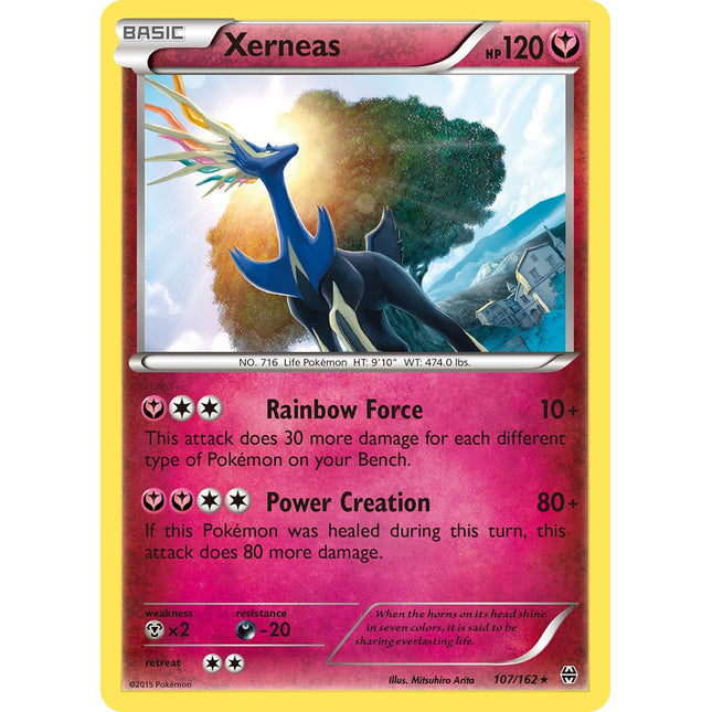Xerneas (107/162) (Cosmos Holo) (Blister Exclusive) [XY: BREAKthrough]