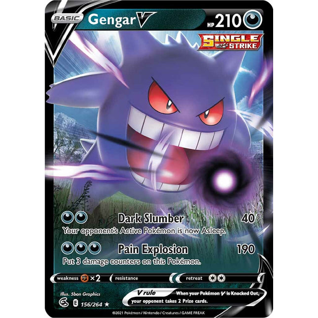 Gengar V (156/264) [Sword & Shield: Fusion Strike]