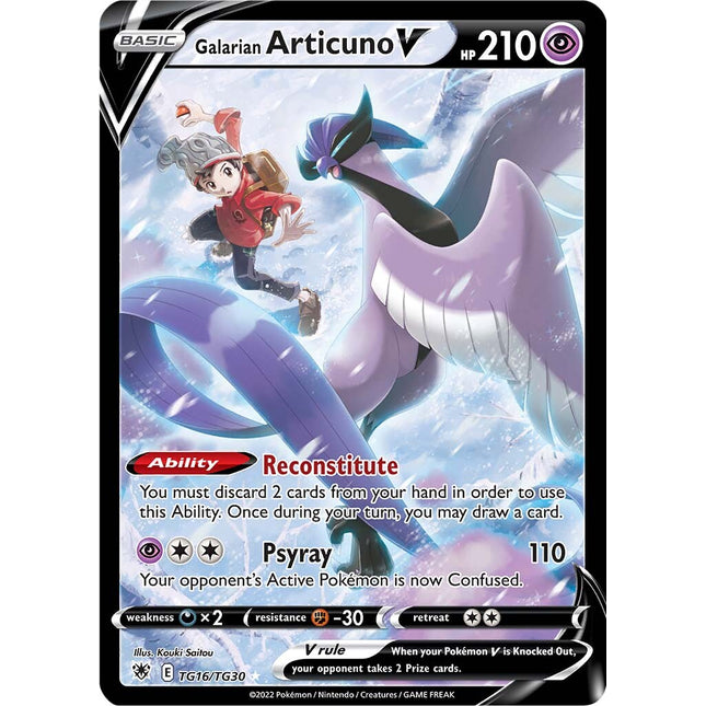 Galarian Articuno V (TG16/TG30) [Sword & Shield: Astral Radiance]