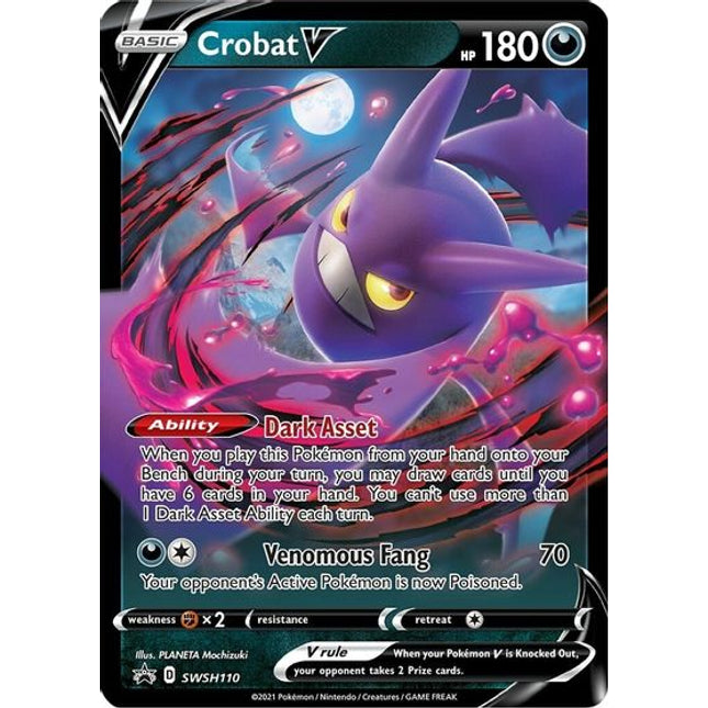 Crobat V (SWSH110) [Sword & Shield: Black Star Promos]