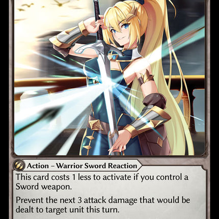 Deflecting Edge - DOA 1st EN-080 - Common - Near Mint - Foil - Grand Archive TCG