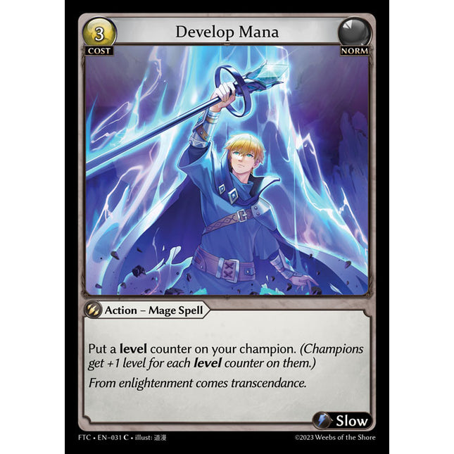 Develop Mana - FTC EN-031 - x1 - C - NM - Foil - Grand Archive TCG