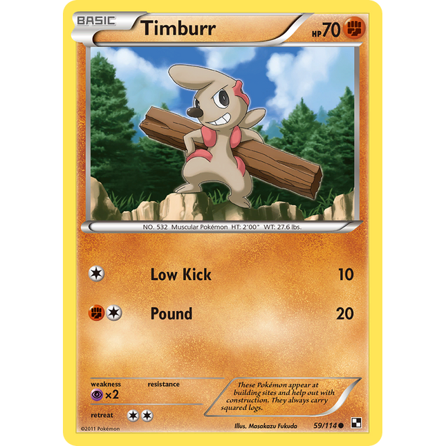 Timburr [Black & White]