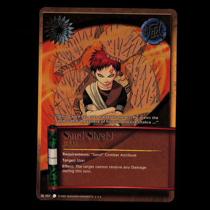 Sand Shield - 057 - NM - Unlimited - Foil - Naruto CCG - E1-91