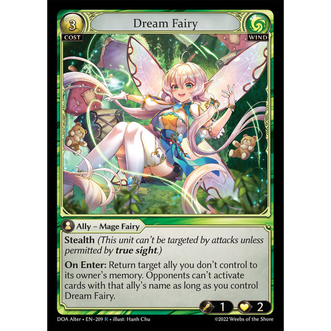 Dream Fairy - DOA Alter EN-209 - Rare - Near Mint - Foil - Grand Archive TCG