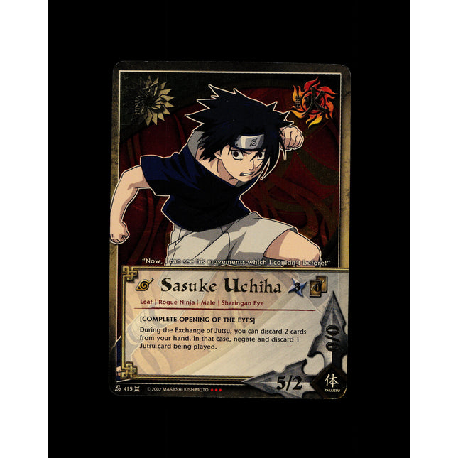 Sasuke Uchiha - 415 - NM - Foil - Promo - Naruto CCG - E1-95