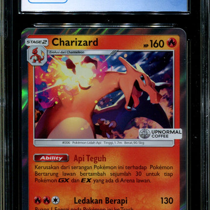 Charizard - 080/SM-P - CGC 10 - Sun & Moon Promos - Indonesian - Upnormal Coffee - Pokemon - 94127