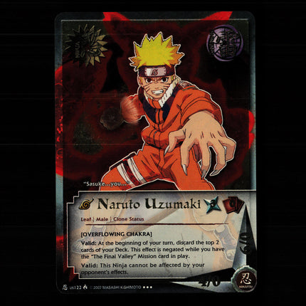 Naruto Uzumaki - us122 - NM - Foil - Promo - Naruto CCG - E1-36