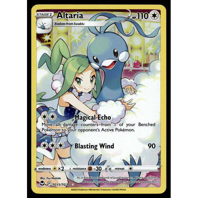 Altaria - TG11/TG30 - NM - Full Art - Silver Tempest - Pokemon - A6-19