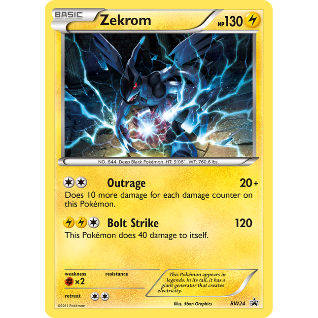 Zekrom (BW24) [Black & White: Black Star Promos]