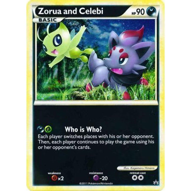 Zorua and Celebi (Jumbo Card) [Miscellaneous Cards & Products]