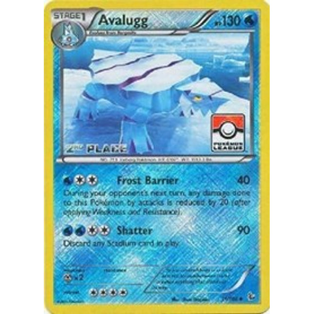 Avalugg (31/106) (League Promo 2th Place) [XY: Flashfire]