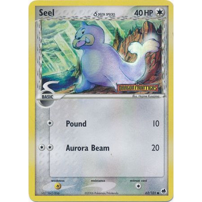 Seel (62/101) (Delta Species) (Stamped) [EX: Dragon Frontiers]