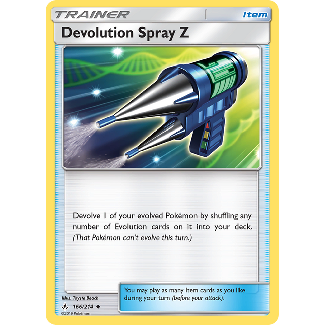 Devolution Spray Z (166/214) [Sun & Moon: Unbroken Bonds]