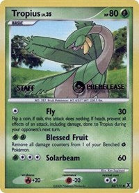 Tropius - 52/111 (Prerelease Promo) [Staff] [Nintendo: Black Star Promos]