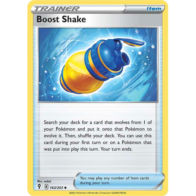 Boost Shake (142/203) [Sword & Shield: Evolving Skies]