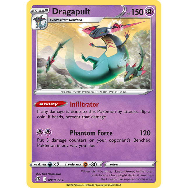 Dragapult (091/192) (Theme Deck Exclusive) [Sword & Shield: Rebel Clash]