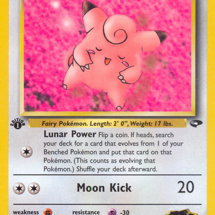 Erika's Clefairy (40/132) [Gym Challenge 1st Edition]
