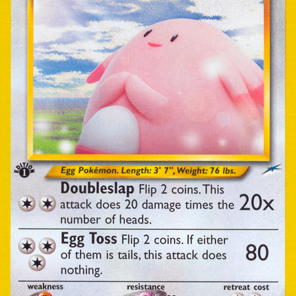 Chansey (31/105) [Neo Destiny 1st Edition]