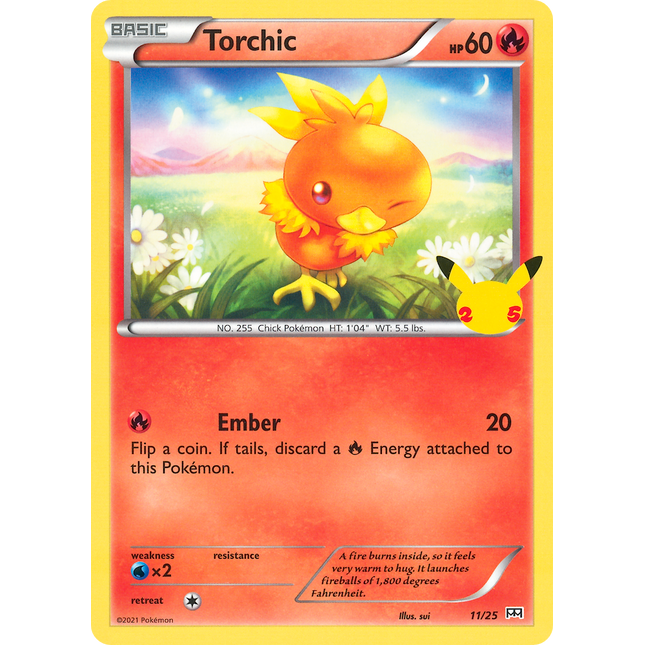 Torchic (11/25) [McDonald's 25th Anniversary]