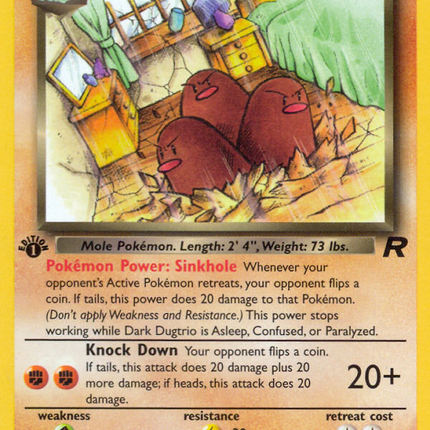 Dark Dugtrio (23/82) [Team Rocket 1st Edition]