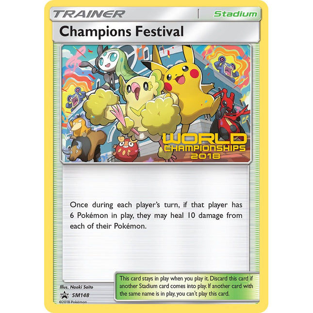 Champions Festival 2018 Top Finalist (SM148) [Sun & Moon: Black Star Promos]