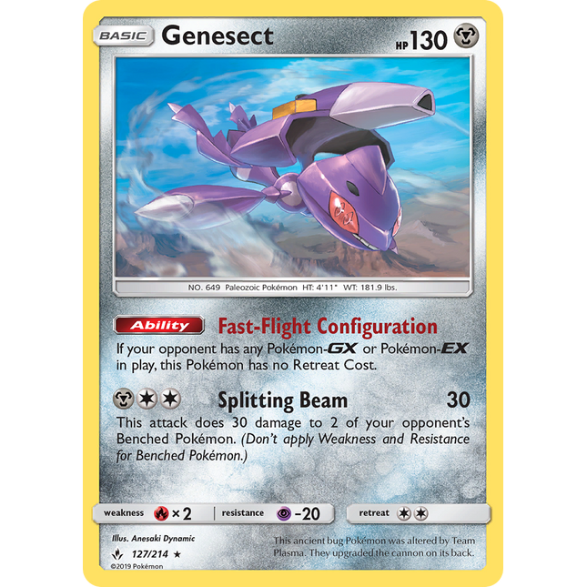 Genesect (127/214) [Sun & Moon: Unbroken Bonds]