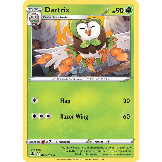 Dartrix (020/189) [Sword & Shield: Astral Radiance]
