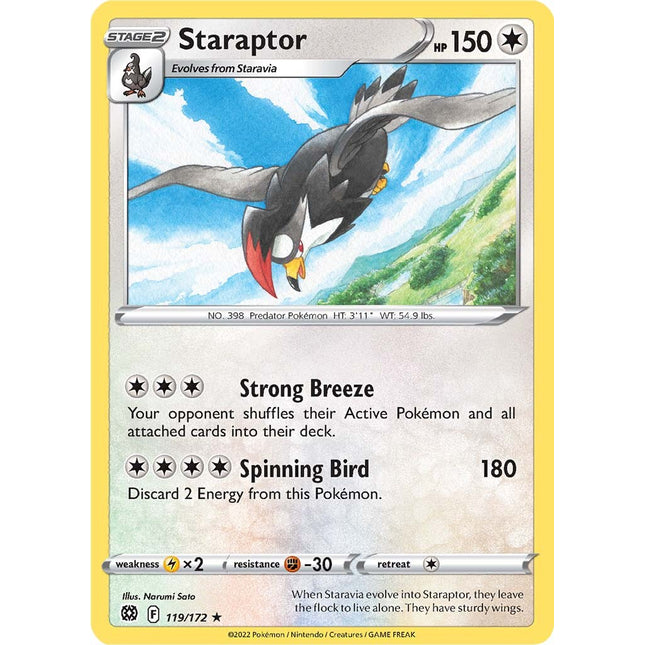 Staraptor (119/172) [Sword & Shield: Brilliant Stars]