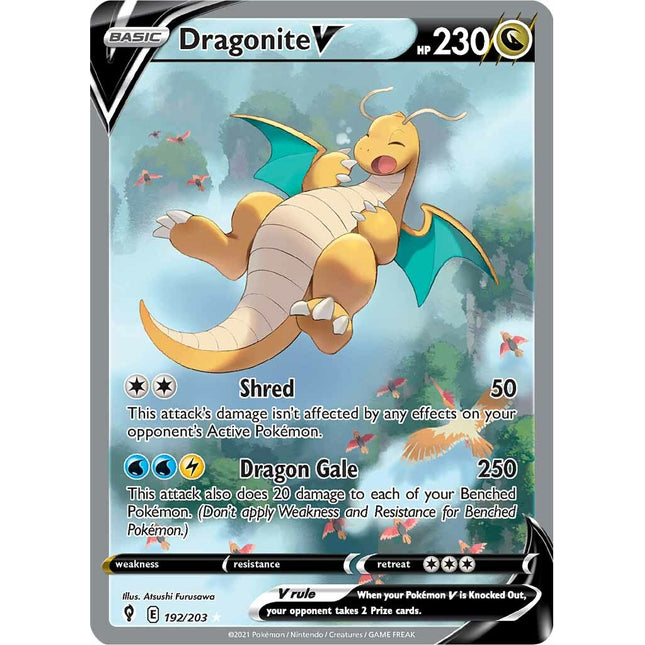 Dragonite V (192/203) [Sword & Shield: Evolving Skies]