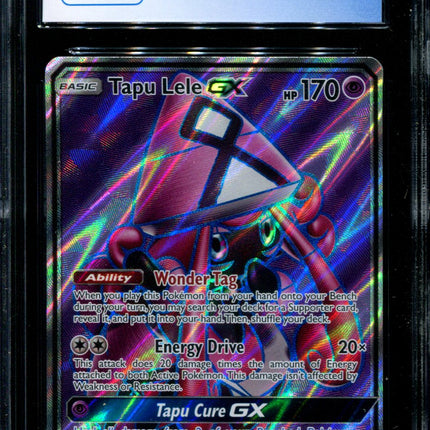 Tapu Lele GX - 137/145 - CGC 9 - Full Art - Sun & Moon Guardians Rising - Pokemon - 54361