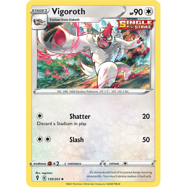 Vigoroth (130/203) [Sword & Shield: Evolving Skies]