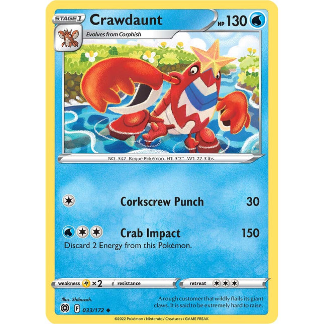 Crawdaunt (033/172) [Sword & Shield: Brilliant Stars]
