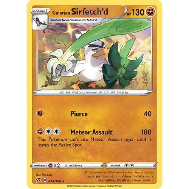 Galarian Sirfetch'd (095/192) (Theme Deck Exclusive) [Sword & Shield: Rebel Clash]