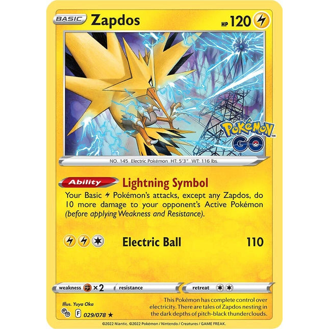 Zapdos (029/078) [Pokémon GO]