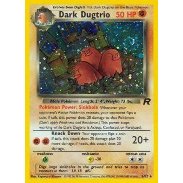 Dark Dugtrio (6/82) [Team Rocket]