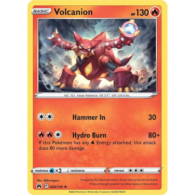 Volcanion (026/159) [Sword & Shield: Crown Zenith]