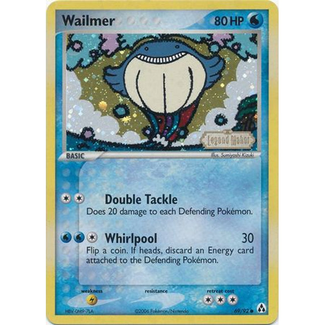 Wailmer (69/92) (Stamped) [EX: Legend Maker]
