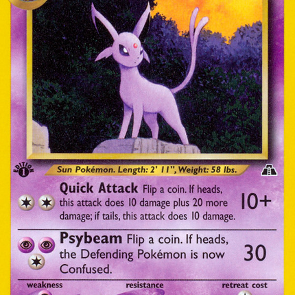 Espeon (20/75) [Neo Discovery 1st Edition]