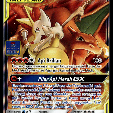 Charizard & Braixen GX - 134/SM-P - PSA NM - Indonesian - Promo - Pokemon - A1-87