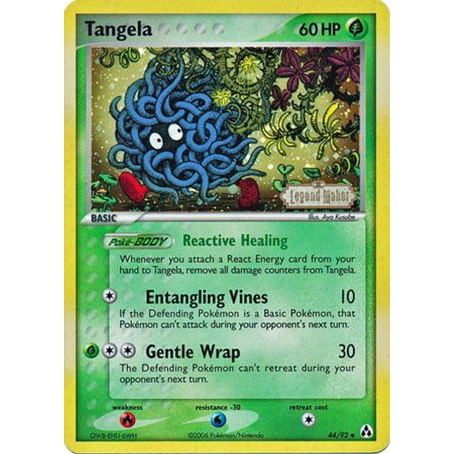 Tangela (44/92) (Stamped) [EX: Legend Maker]