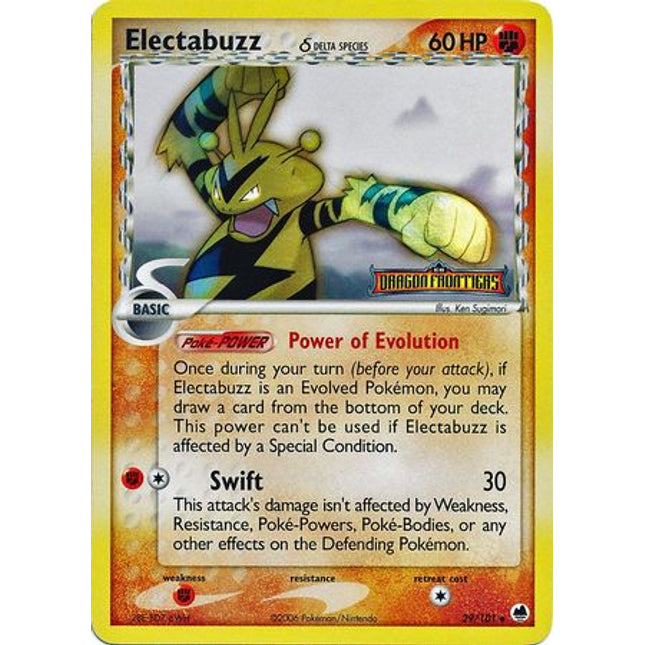 Electabuzz (29/101) (Delta Species) (Stamped) [EX: Dragon Frontiers]