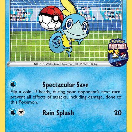 Sobble on the Ball (005/005) [Pokemon Futsal Collection]