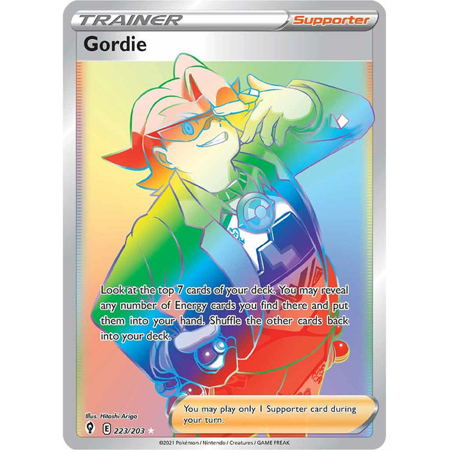 Gordie (223/203) [Sword & Shield: Evolving Skies]