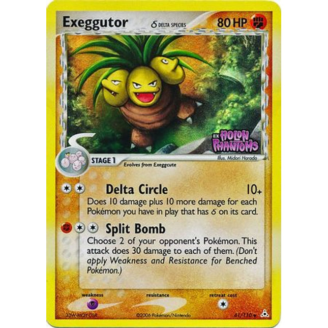 Exeggutor (41/110) (Delta Species) (Stamped) [EX: Holon Phantoms]